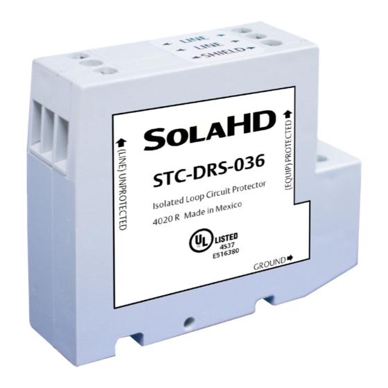 Emerson SolaHD STC-DRS Series Manual