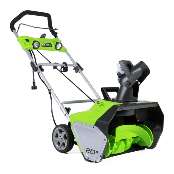 GreenWorks SNA107 Operator's Manual