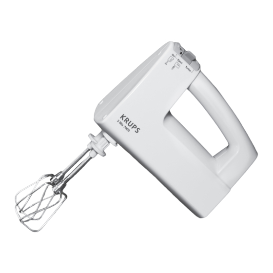 Krups F6081431 Manual