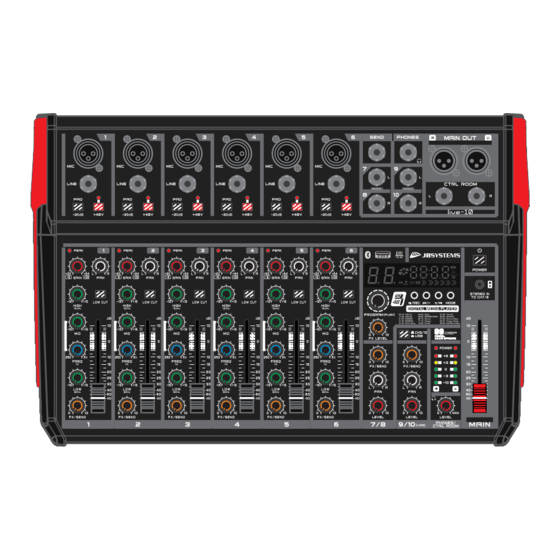 JB Systems LIVE-10 Operation Manual