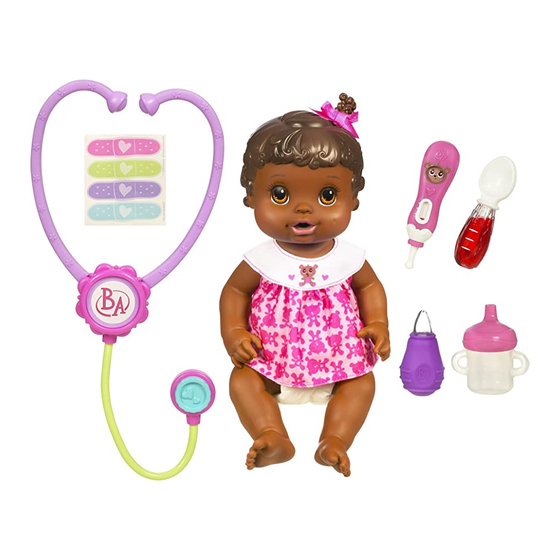 Hasbro Baby Alive Better Now Baby Quick Start Manual