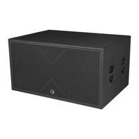 Wharfedale Pro WLA-218BA Quick Start Manual