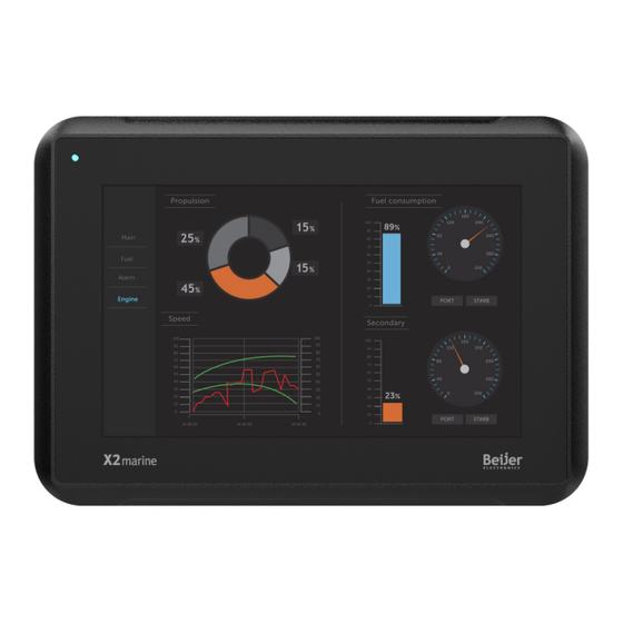 Beijer Electronics X2 marine 7 B2 CAN Installation Manual