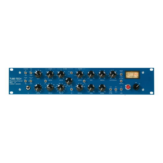 LYDKRAFT TUBE-TECH MEC-1A Manual