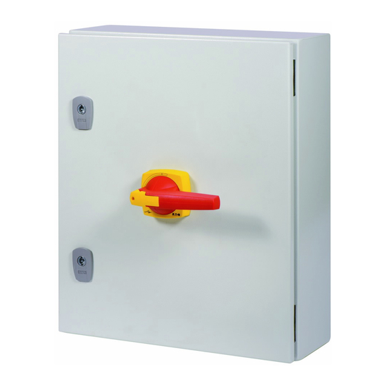 Eaton DMVS-160 SE5 Series Instruction Leaflet