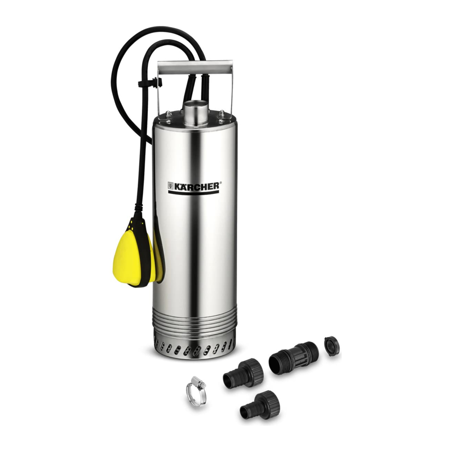 Kärcher BP 2 Cistern - Pump Manual