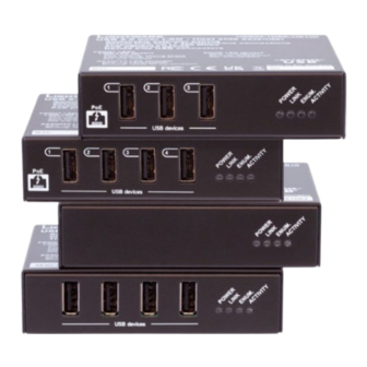 Lightware USB20-1GBE-DS4 Quick Start Manual