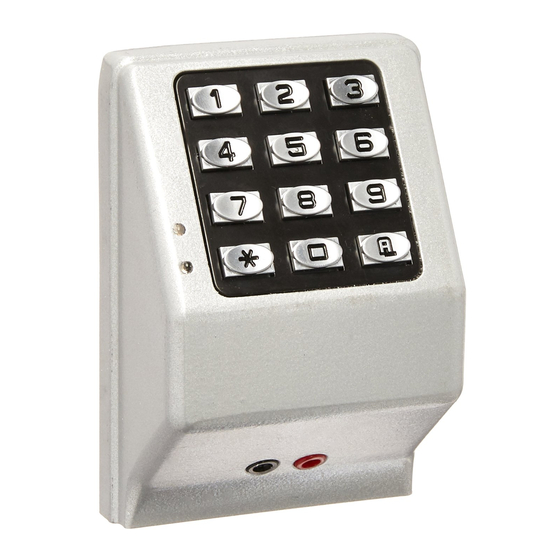 Alarm Lock Trilogy DK3000 Series Programming Instructions Manual