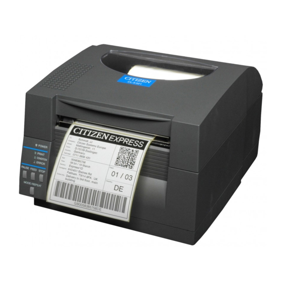 Citizen CLP-521 Quick Start Manual