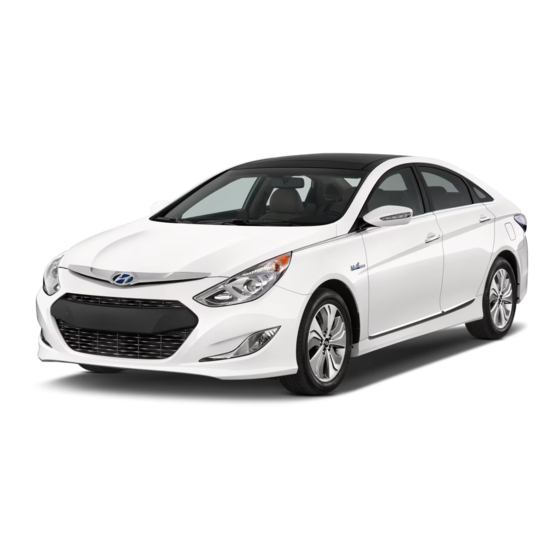 Hyundai Sonata Hybrid 2014 Manuals