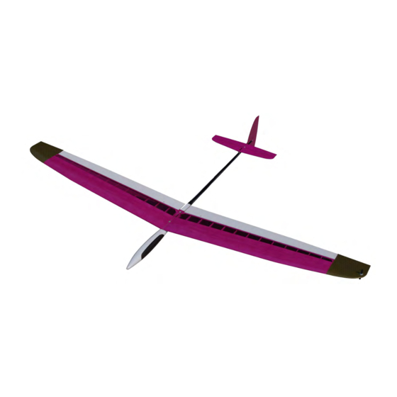 R2hobbies.com 1490mm AG4XXXX SPECTRE Soaring Thermal DLG Glider Installation Manual