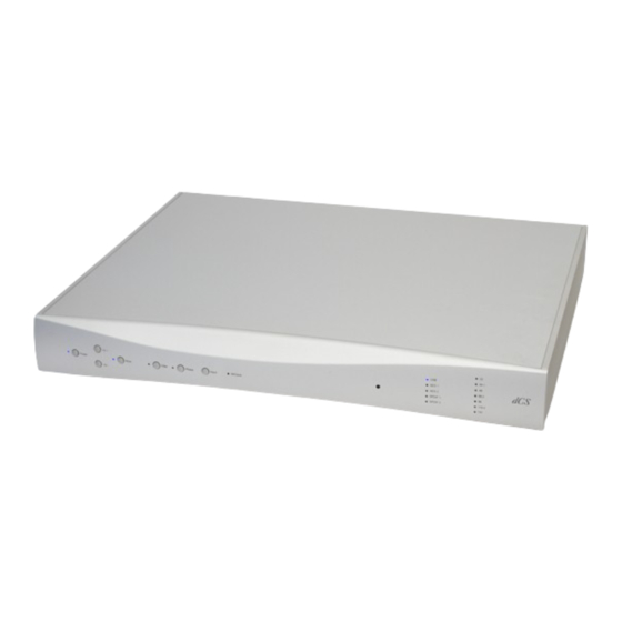DCS Debussy DAC User Manual
