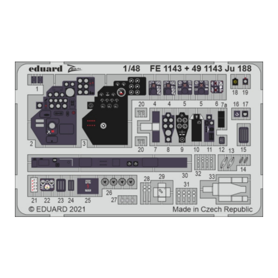 Eduard Ju 188 Quick Start Manual