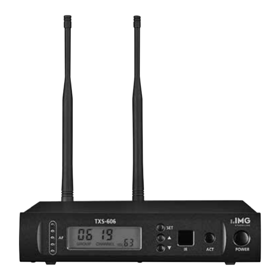 IMG STAGELINE TXS-606 Instruction Manual