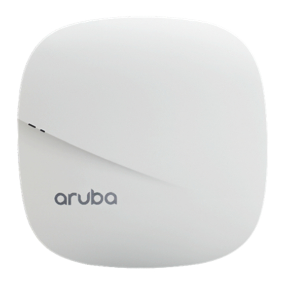 Hewlett Packard Enterprise Aruba IAP-303H Manual