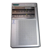 Sony ICF-R45 User Manual
