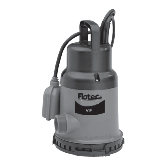 Flotec VIP 180/7 Use And Maintenance Manual
