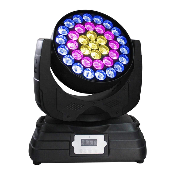 PR Lighting PR-8120 Manual