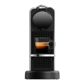 Nespresso CITIZ PLATINUM User Manual