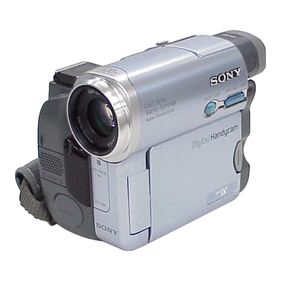 Sony DCR-TRV12E Service Manual