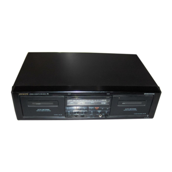 Onkyo TA-RW313 Instruction Manual