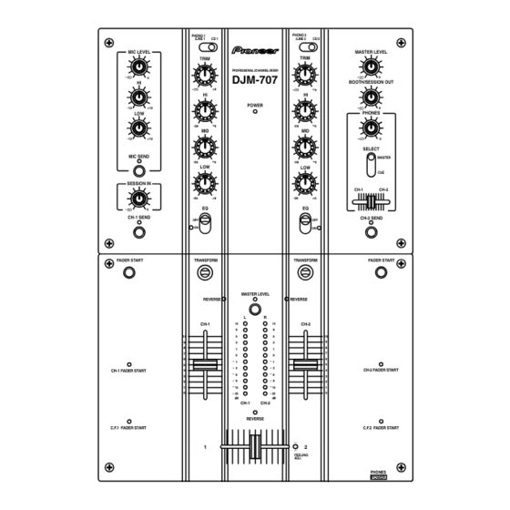 Pioneer DJD-707 Manuals