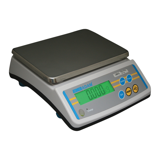 Adam Equipment LBK-3/6a Manual