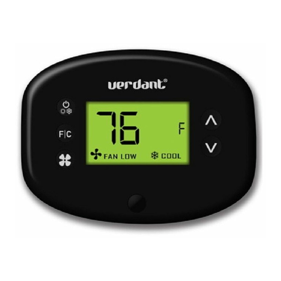 Verdant VX-TW Installation Manual