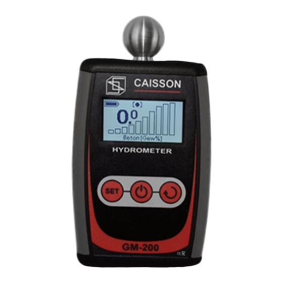 CAISSON GM-200 Quick Start Manual