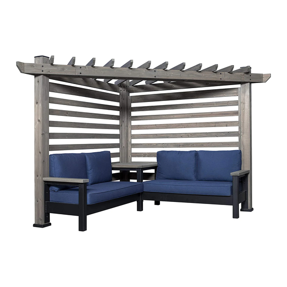 Backyard Discovery LAGUNA CABANA LOUNGER 2006539 Owner's Manual & Assembly Instructions