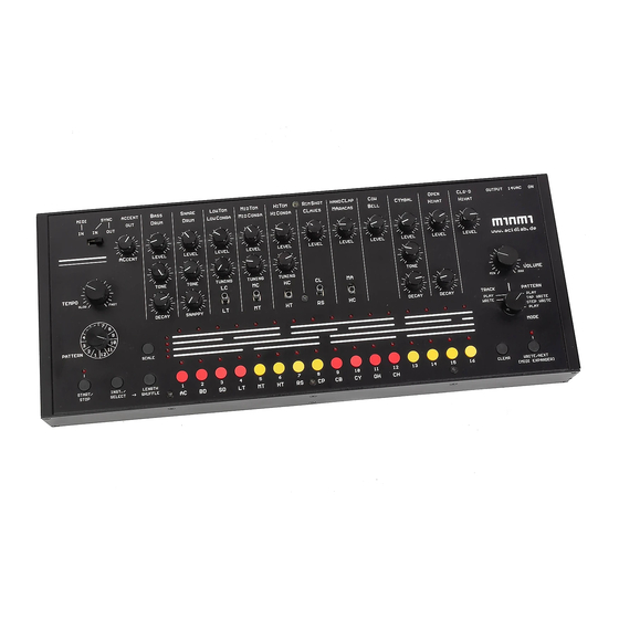 User Manuals: acidlab miami Analog Drumcomputer