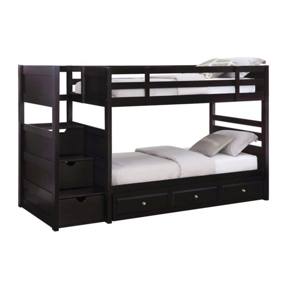 Coaster BUNKBED Assembly Instructions Manual
