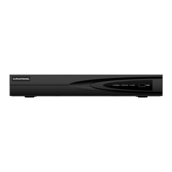 Grundig GD-RN-AC2004P Quick Start Manual