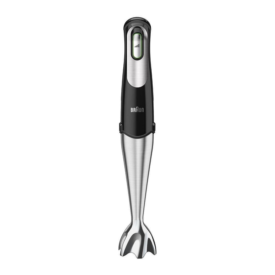 Braun MultiQuick 7 MQ745 Manual