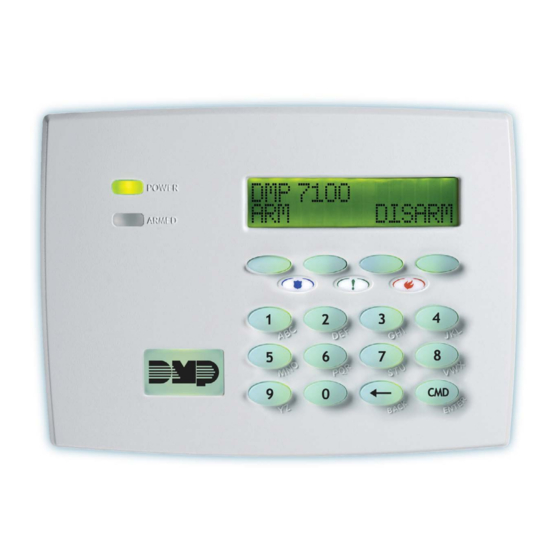 DMP Electronics Thinline 7160 Quick Start Manual