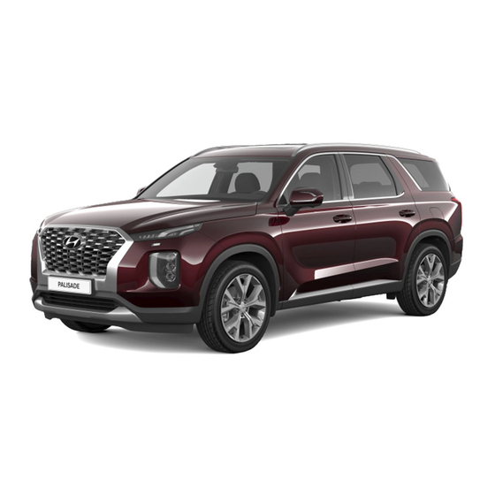Hyundai PALISADE Quick Reference Manual
