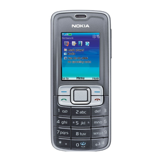 Nokia 3109 User Instructions