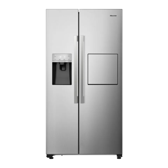 Hisense RS694N4BBE User's Operation Manual
