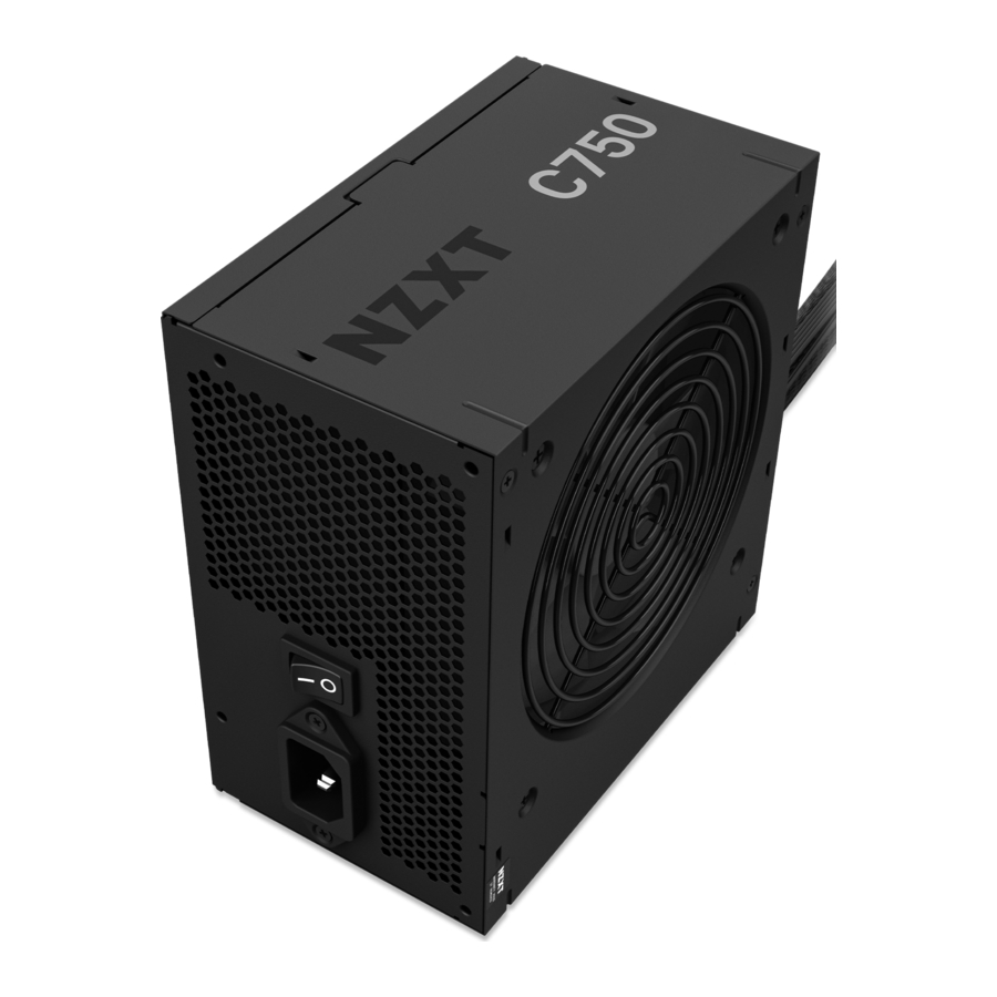 NZXT C750 Bronze - Non-Modular ATX PSU Manual