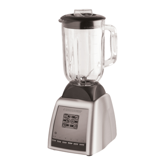 Black & Decker iBLEND BLP5601KT Use And Care Book Manual