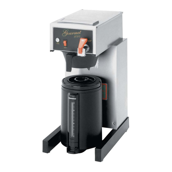 BLOOMFIELD GOURMET 1000 COFFEE MAKER USER MANUAL ManualsLib