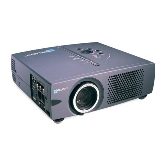 BOXLIGHT CP322I/CP634I PROJECTOR USER MANUAL ManualsLib