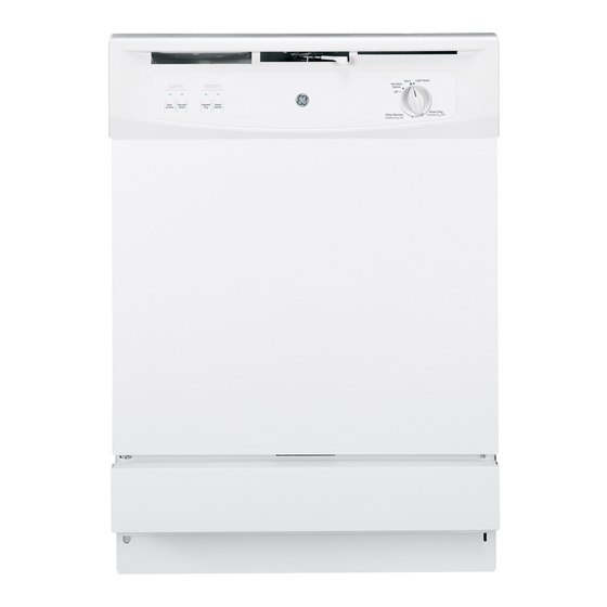 GE SPACEMAKER GSM2200V DISHWASHER DIMENSIONS AND INSTALLATION