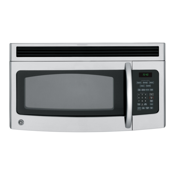 GE HVM1540SNSS MICROWAVE OVEN INSTALLATION INSTRUCTIONS MANUAL ManuaLib