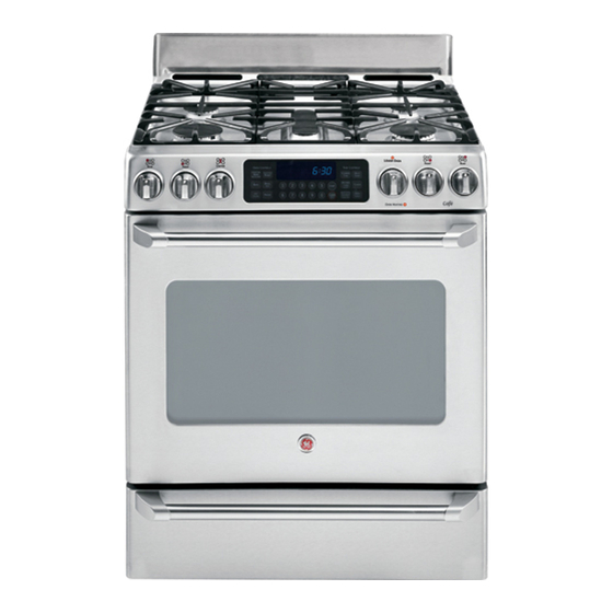 GE CGS980SEMSS 30" GAS RANGE OWNER'S MANUAL & INSTALLATION