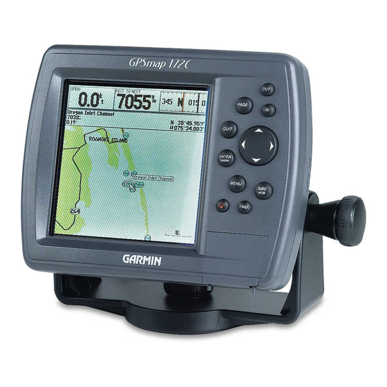 Pub Ekstrem beløb GARMIN GPSMAP 172 GPS OWNER'S MANUAL | ManualsLib