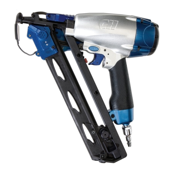 CAMPBELL HAUSFELD CHN70600 NAIL GUN OPERATING INSTRUCTIONS AND PARTS