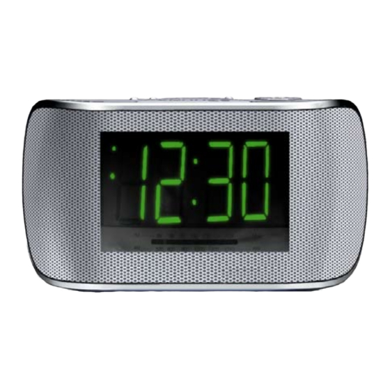 COBY Radio Despertador AM/FM CR-A108I Para Ipod Con Reloj