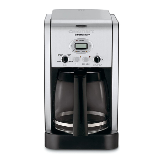 Cuisinart Brew Central 14-Cup Programmable Coffeemaker Instruction Booklet  (INSTRUCTION BOOKLET ONLY!)