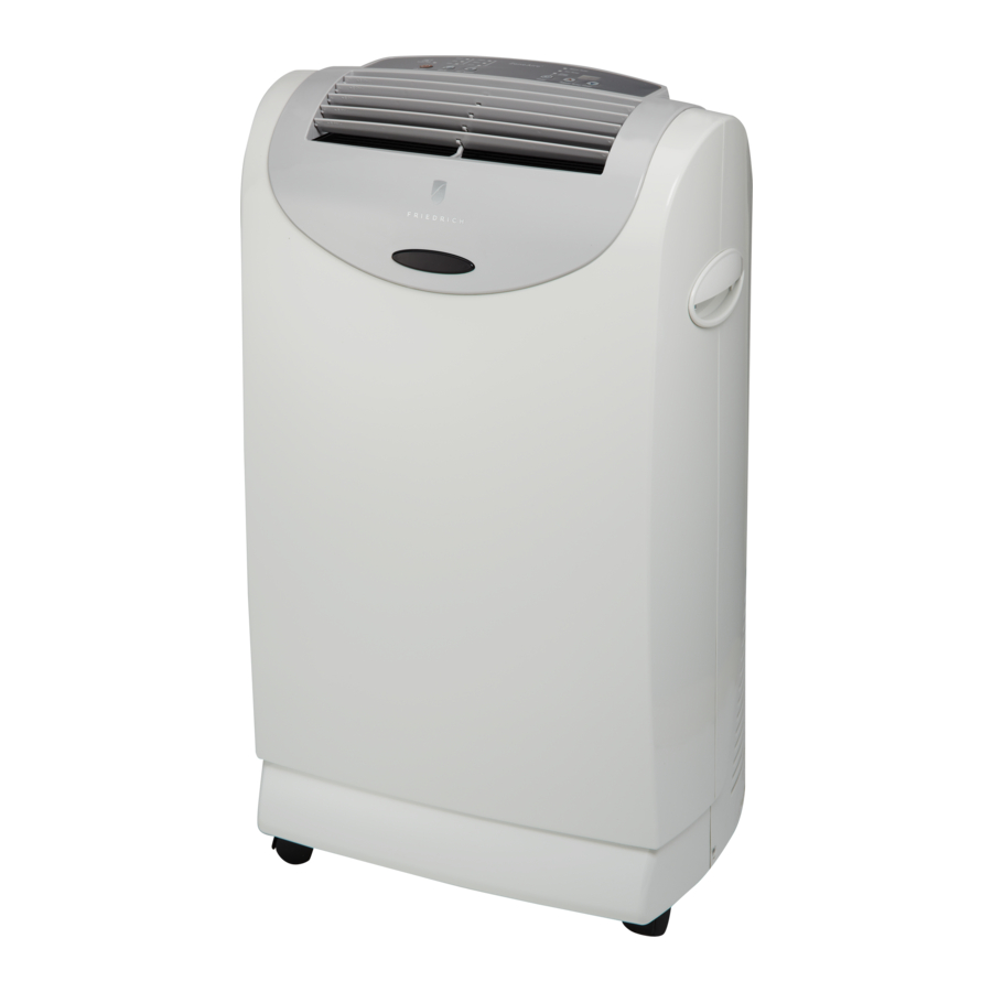 FRIEDRICH P09B AIR CONDITIONER SPECIFICATIONS ManualsLib